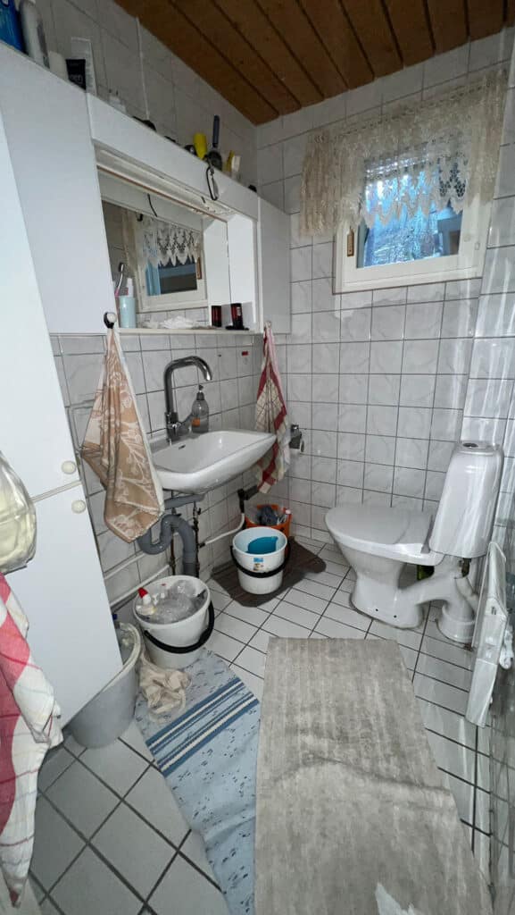 WC remontti ennen 3